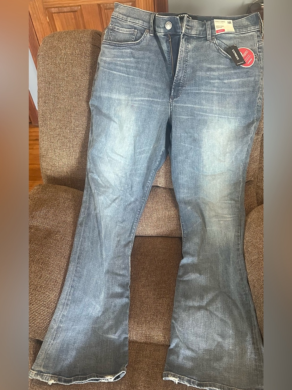 Express Women's Light Blue Bootcut Jeans